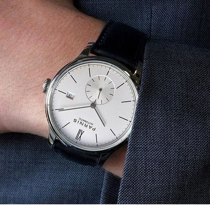 Parnis Mechanical Watches Minimalist Watch for Men Wristwatch Luxury Waterproof Automatic hombre Relogio Masculino Calendar 2025