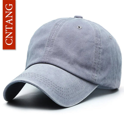 CNTANG Fashion Classic Casual Baseball Cap For Men Spring Summer Blank Caps Women Cotton Solid Snapback Brand Unisex Hats gorras