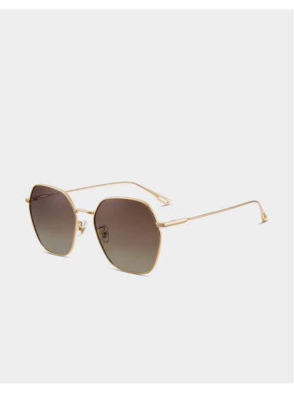 Ochelari de soare pentru femei CAPONI cu gradient polarizat, de marcă, de designer, cu protecție anti-raze UV, ochelari decorativi originali CP21015