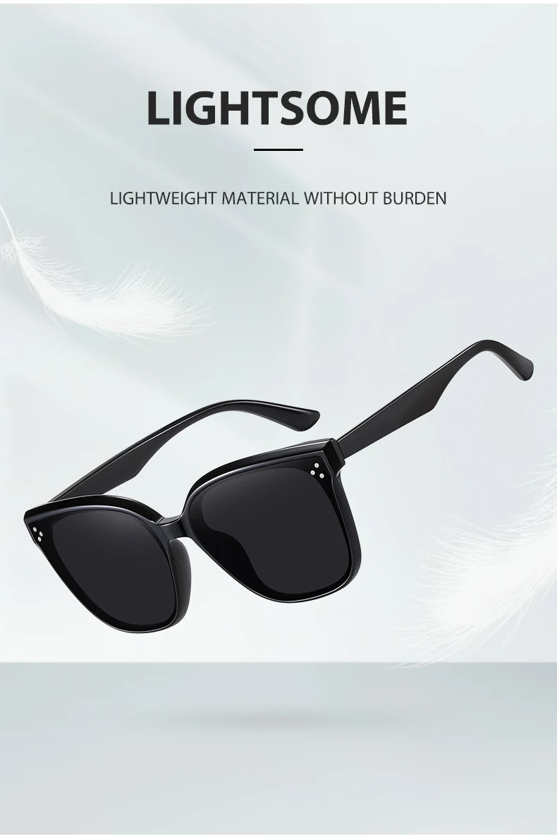 GM Korea Brand Design GENTLE Ochelari de soare pentru femei și bărbați din acetat, de calitate superioară, ochelari de soare populari cu husă originală S6305
