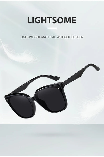 GM Korea Brand Design GENTLE Ochelari de soare pentru femei și bărbați din acetat, de calitate superioară, ochelari de soare populari cu husă originală S6305