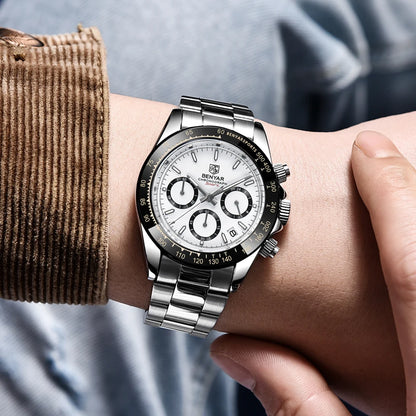 Relojes Hombre 2026 BENYAR New  Watches Men Luxury Brand Chronograph Male Sport Watches Waterproof Stainless Steel Quartz  Watch