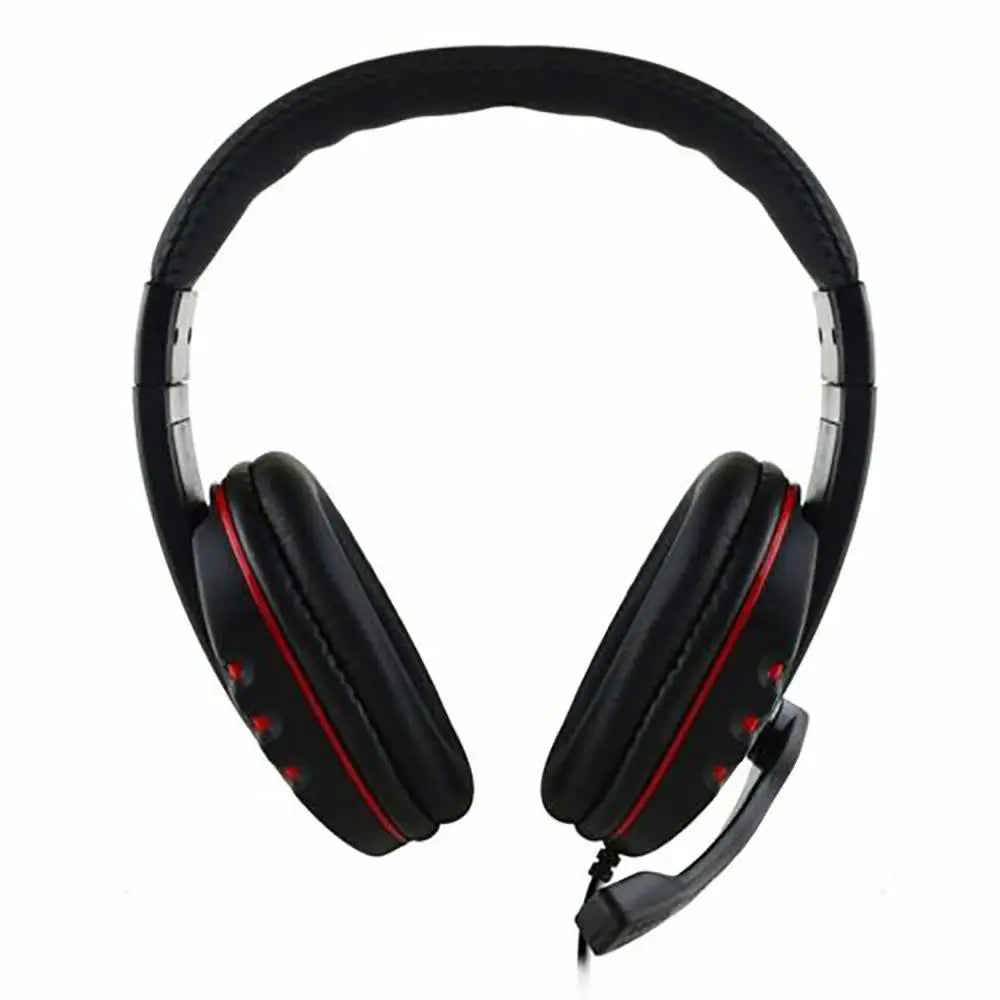 Casque filaire 3,5 mm pour jeux, écouteurs pour musique, compatible avec PS4, PlayStation 4, jeux PC, chat, ordinateur, avec microphone.