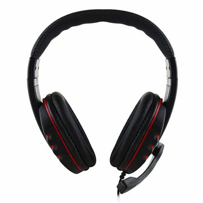 Casque filaire 3,5 mm pour jeux, écouteurs pour musique, compatible avec PS4, PlayStation 4, jeux PC, chat, ordinateur, avec microphone.