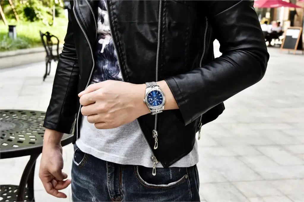 PAGANI DESIGN 8215 Movement Men Mechanical Wristwatches Sapphire Glass Luxury Watch for Men Steel 100M Waterproof Clock PD1645