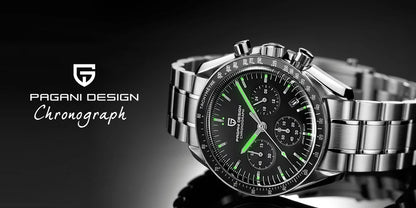 PAGANI DESIGN PD1701 Tribute to CK2998 Moon Watch Retro Quartz Watch For Men AR Sapphire crystal Sport Chronograph Man 2026 New
