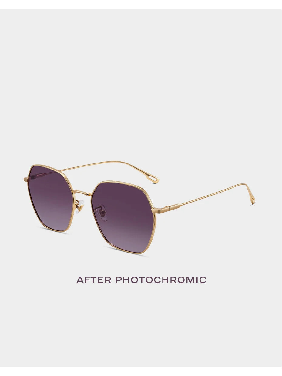 Ochelari de soare pentru femei CAPONI cu gradient polarizat, de marcă, de designer, cu protecție anti-raze UV, ochelari decorativi originali CP21015