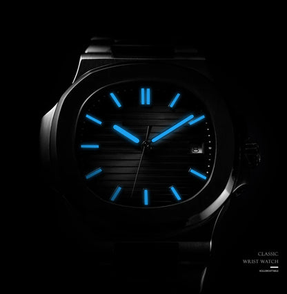 DIUDN DESIGN Men Luxury Watches Top Brand JAPAN Quartz Wristwatch Sport Business Stainless Steel Waterproof CLOCK reloj hombre