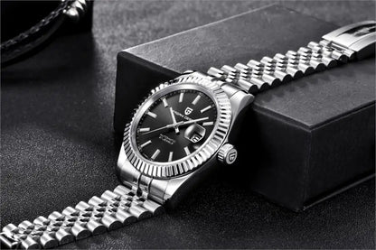 PAGANI DESIGN 8215 Movement Men Mechanical Wristwatches Sapphire Glass Luxury Watch for Men Steel 100M Waterproof Clock PD1645