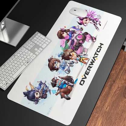 XXL Gaming Anime Mouse Pad Large Mouse Mat Girl Keyboard Computer PC Edge Desk Mat For Overwatch/CS:GO Gamer Mousepad