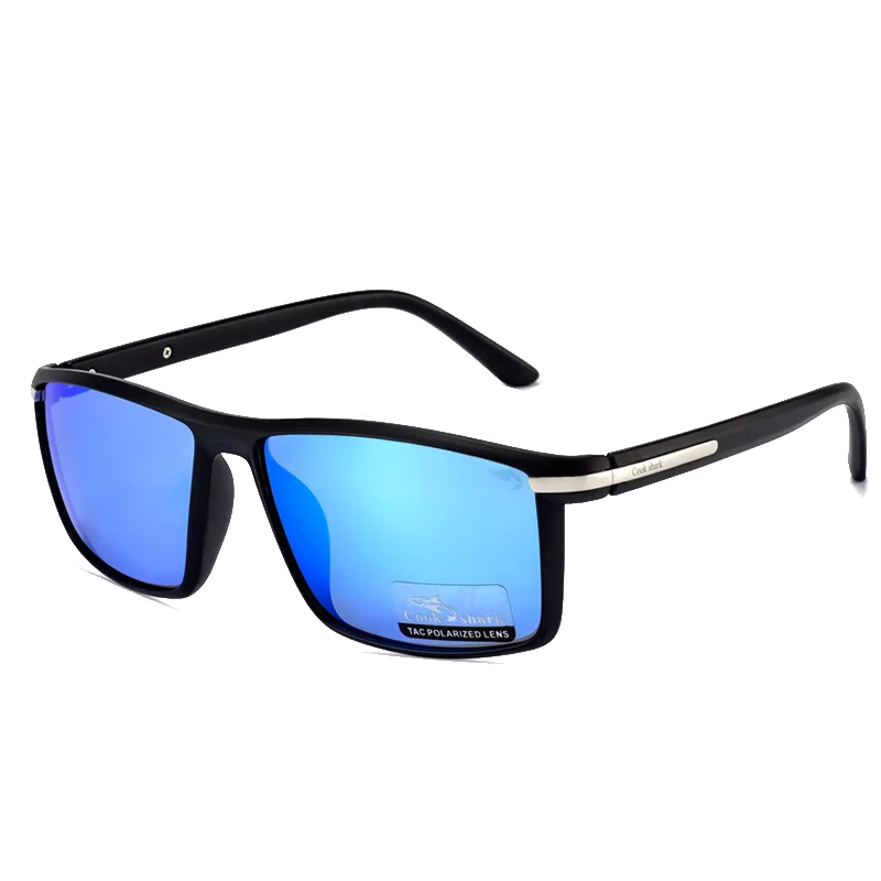 Ochelari de soare Cook Shark pentru bărbați, ochelari de soare polarizați, ochelari de condus, noi, cu protecție UV, ochelari de vedere pe timp de noapte pentru șoferi