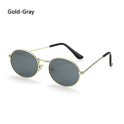 Ochelari de soare ovali pentru femei, ochelari de conducere, ochelari de soare rotunzi, aurii, mici, retro, vintage, sexy, rame de ochelari de soare, accesorii pentru ciclism