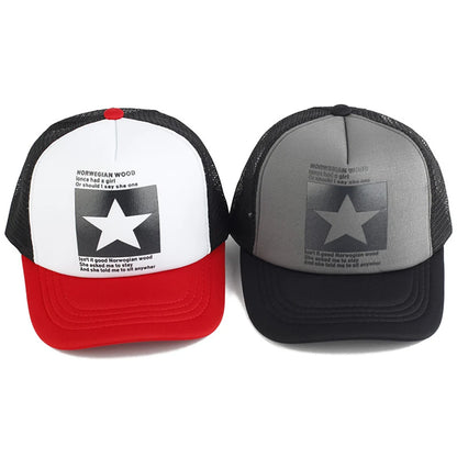 Fashion Summer Baseball Cap Snapback Mesh Trucker Hats Hip Hop Caps Cool Men Caps Female Outdoor Casual Sun Hat High Quality