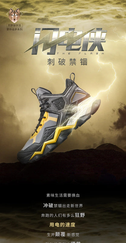 Rax Men  Waterproof Hiking Shoes Breathable Hiking Boots Outdoor Trekking Boots Sports Sneakers Tactical Shoes