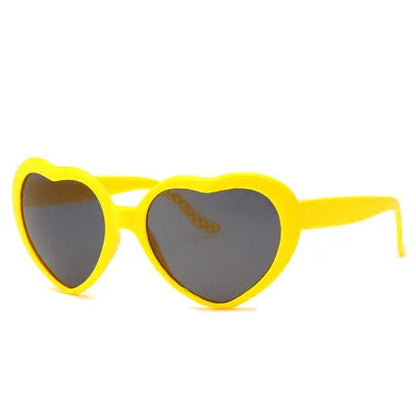 Ochelari cu efecte în formă de inimă – luminile se transformă în formă de inimă noaptea – ochelari cu difracție – ochelari de soare la modă pentru femei