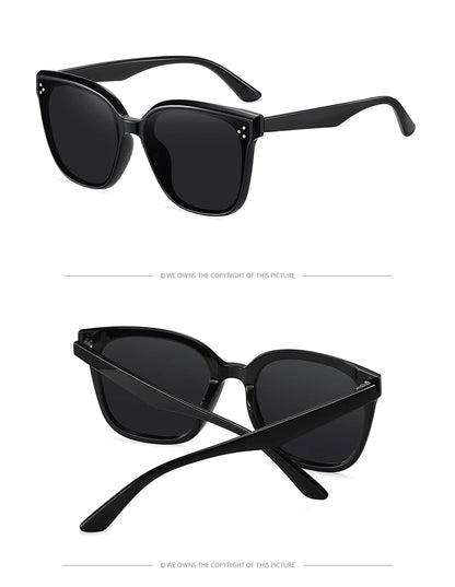 GM Korea Brand Design GENTLE Ochelari de soare pentru femei și bărbați din acetat, de calitate superioară, ochelari de soare populari cu husă originală S6305