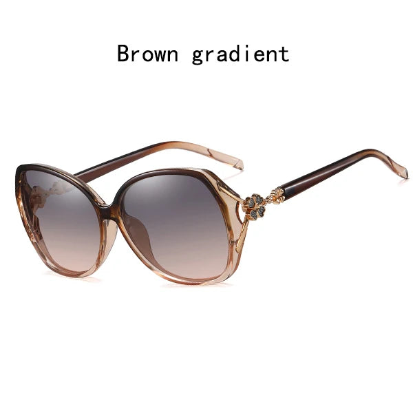 2021 Luxury Women Polarized Sunglasses Latest Lady's  UV400 Protection Crystal Feminin Cool Sun Glasses Diamond Vintage Gafas