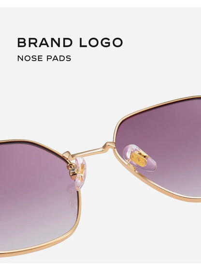 Ochelari de soare pentru femei CAPONI cu gradient polarizat, de marcă, de designer, cu protecție anti-raze UV, ochelari decorativi originali CP21015