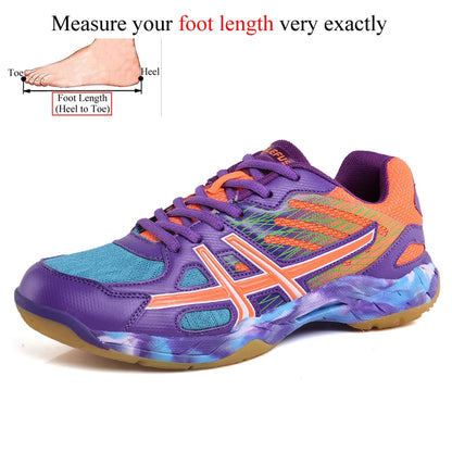 Women Men Kids Badminton Shoes Table Tennis Volleyball Sneakers Training Tennis Sports Handball Athletics Non-Slip