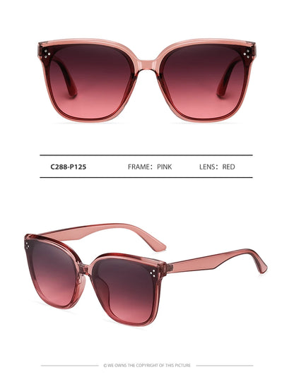 GM Korea Brand Design GENTLE Ochelari de soare pentru femei și bărbați din acetat, de calitate superioară, ochelari de soare populari cu husă originală S6305