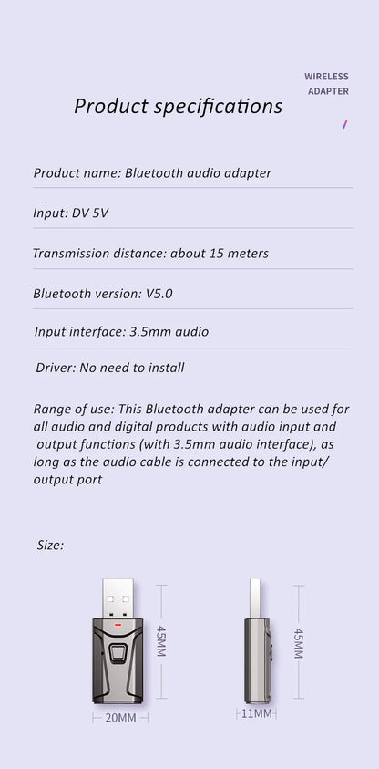Wireless TV Headphones Bluetooth 5.0 USB Adaptor Stereo Headset Foldable Helmet Earbuds with Mic for Samsung TV PC Music