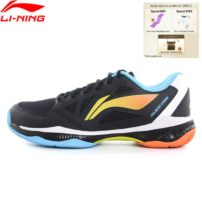 Li-Ning Unisex HALBERD STRIKE Badminton Shoes Breathable Comfortable Li-Ning Men Women Training Sneakers AYTV021