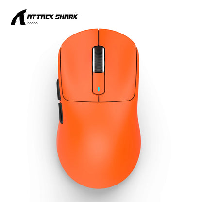 ATTACK SHARK X3 miš s tri načina rada 1K Hz, X3Pro Bluetooth bežični miš 4K Hz, lagan, PAW3395, brzina praćenja 650IPS