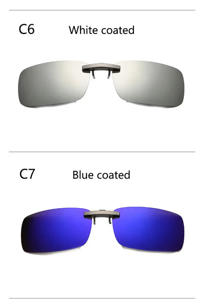 BOYSEEN Ochelari de soare polarizați cu clemă, lentile pentru vizibilitate zi și noapte la volan, unisex, sport, pescuit, ochelari pentru miopie, bărbați, femei, călătorii, activități în aer liber