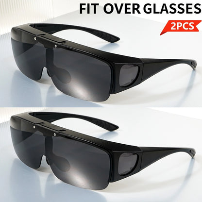 Fit Over Sunglasses Sun Glasses Sunnies Shades Fashion Glasses for Men Women Protection Wrap Around Driving Glasses Eyewear