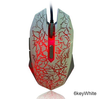 2400 DPI USB Wired Gaming Mouse LED Backlit Professional Gamer Mice Ergonomic Computer Mouse for PC Laptop Macbook