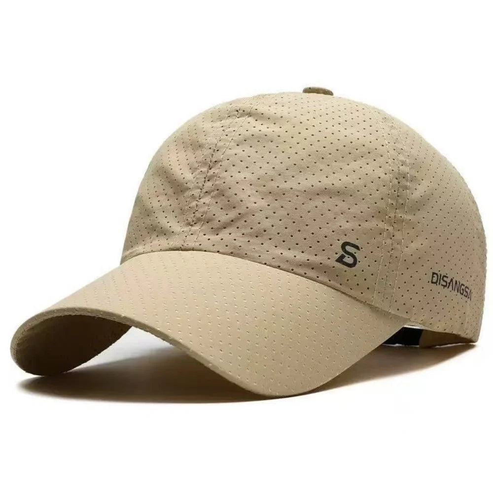 Solid Running Cap Thin Quick Drying Breathable Duck Tongue Outdoor Men's Women Sun Summer Fishing Visor Baseball Cap