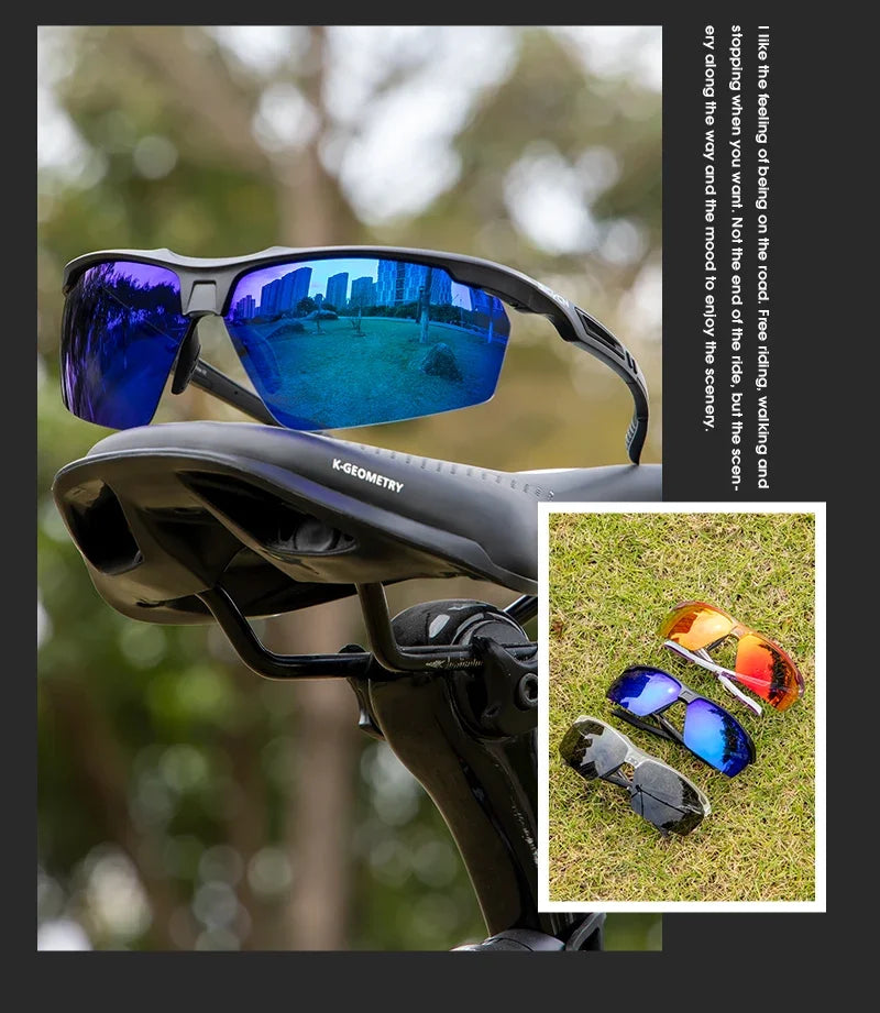 Ochelari de ciclism polarizați SCVCN, ochelari de soare pentru alergare, protecție UV, ochelari pentru ciclism sportiv, MTB, bicicletă de șosea, ochelari pentru femei, ochelari de protecție pentru ciclism