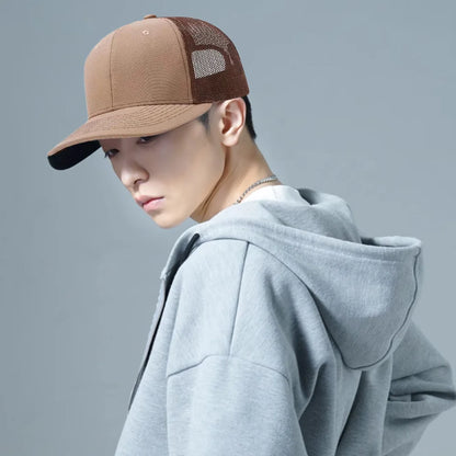 Casual Bull Head Print Summer Baseball Cap Breathable Hip Hop Sports Visor Mesh Adjustable Sun Hats Men Women