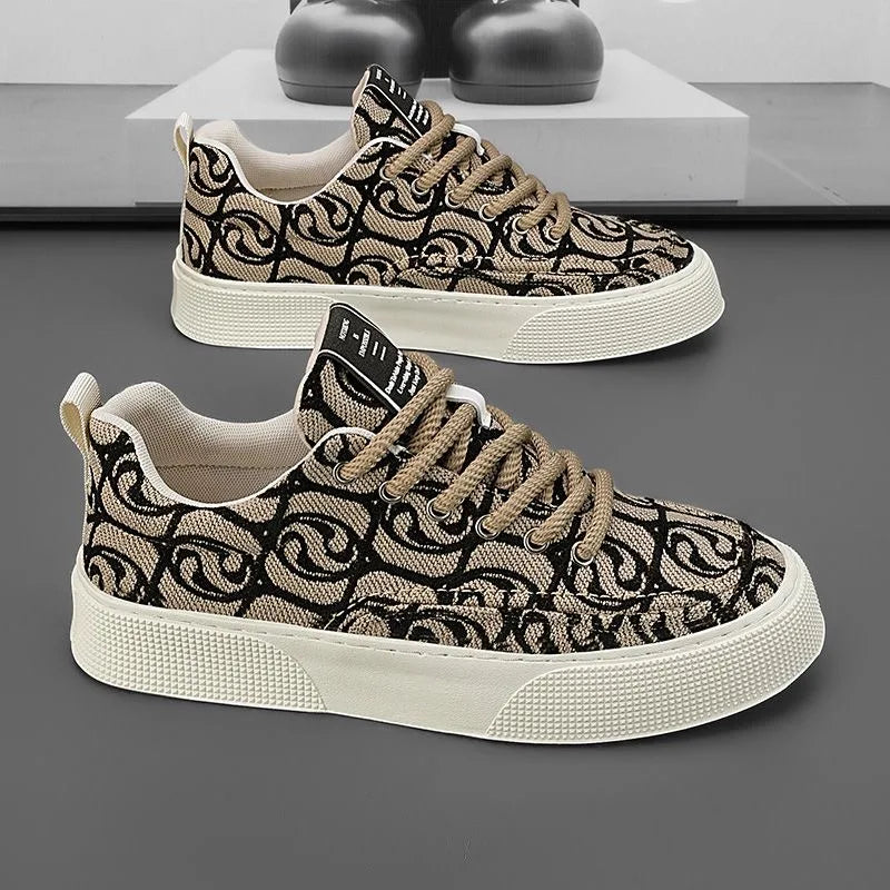 Παπούτσια σχεδιαστή μαύρα sneakers για άνδρες, παπούτσια για τρέξιμο και περπάτημα, ελαφριά καλοκαιρινά παπούτσια από καμβά 2024, ανδρικά πολυτελή sneakers