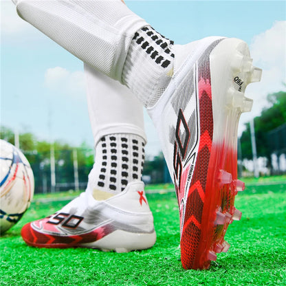 Chaussures de Football originales professionnelles pour hommes, confortables, de haute qualité, bottes de Football rapides pour entraînement, chaussures de Football ultralégères
