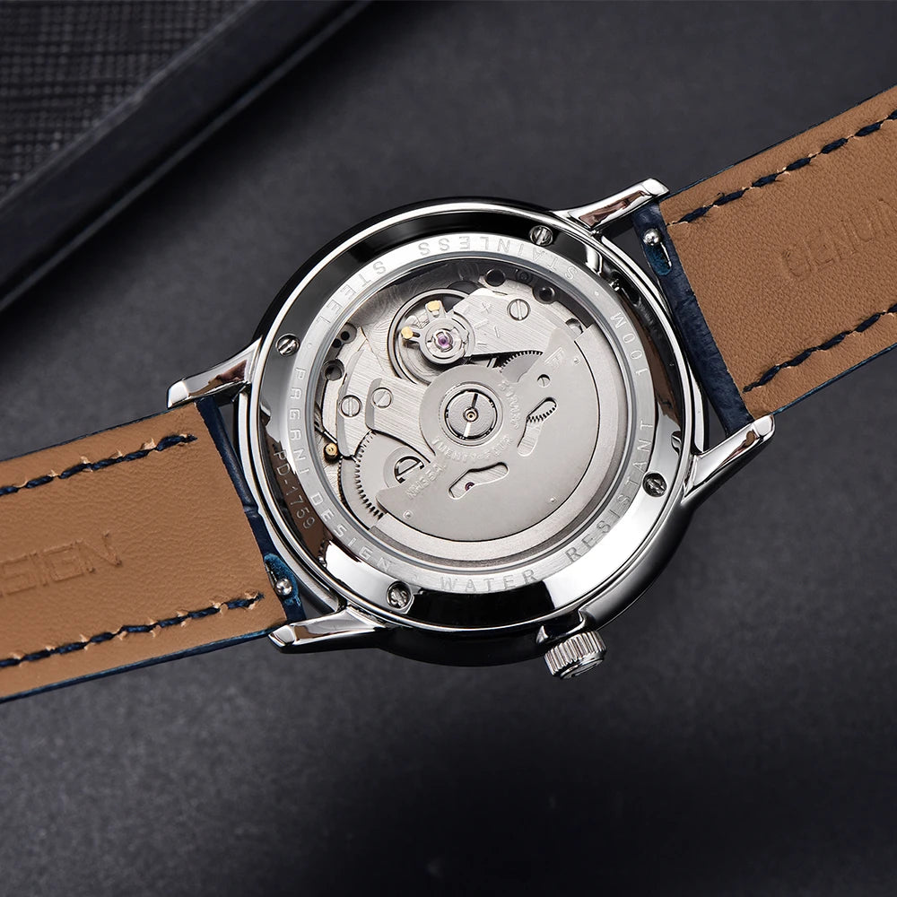 PAGANI DESIGN New NH35 Pilot Men's Mechanical Watch Top Brand Sapphire Glass Automatic Watch 100M Waterproof Stainless Steel Watch