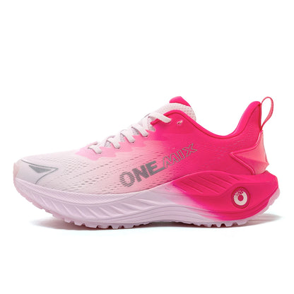 O-Resilio Running Shoes Men Cushion Stability Outdoor Sports Casual Mesh Lace-Up Lightweight Gym Jogging Sneakers