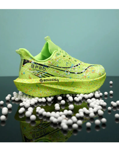 Men's Running Shoes Carbon Plate Marathon Cushion Men's Sports Breathable Lightweight Women's Comfortable Athletic Non-slip Sneakers