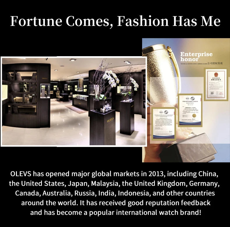 OLEVS 9910 Original Men's Automatic Mechanical Watch Luxury Skeleton Stainless steel Waterproof Luminous Watches