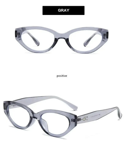 EYORA Vintage Cat Eye Reading Glasses Women Anti Blue Ray Myopia Eyewear Photochromic Progressive Prescription Optical Glasses