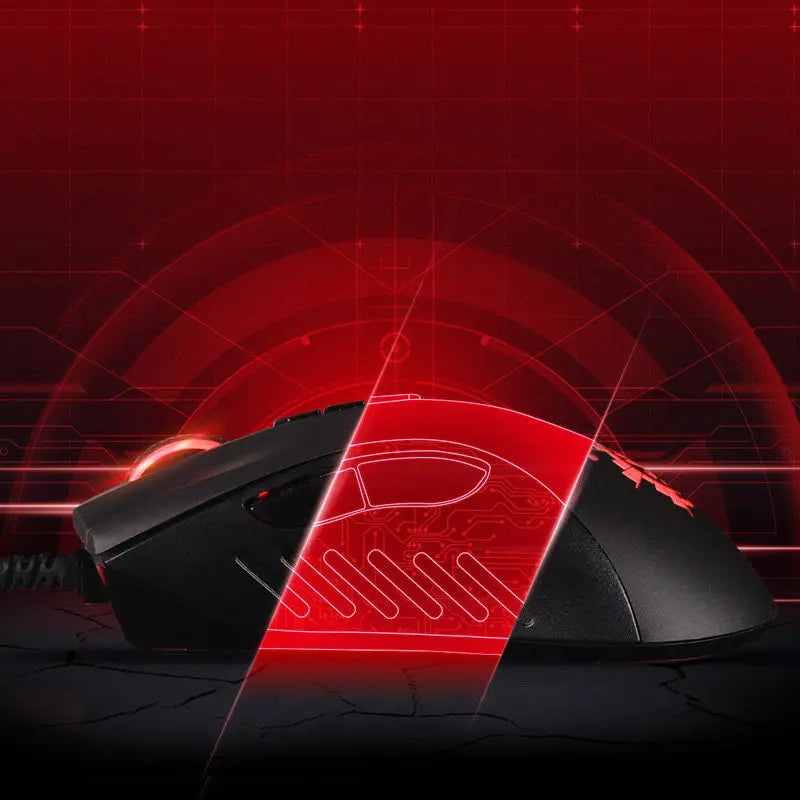 A4Tech Bloody A91 Wired Mouse One-Click Instant Macro Io1.1 Macro Drive Optical Engine 8 Programming Macro Gaming Mouse
