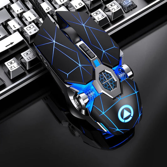 Nuovo mouse da gaming professionale 3200dpi, 7 pulsanti, retroilluminato, per computer, supporto definizione macro, meccanico, cablato e silenzioso