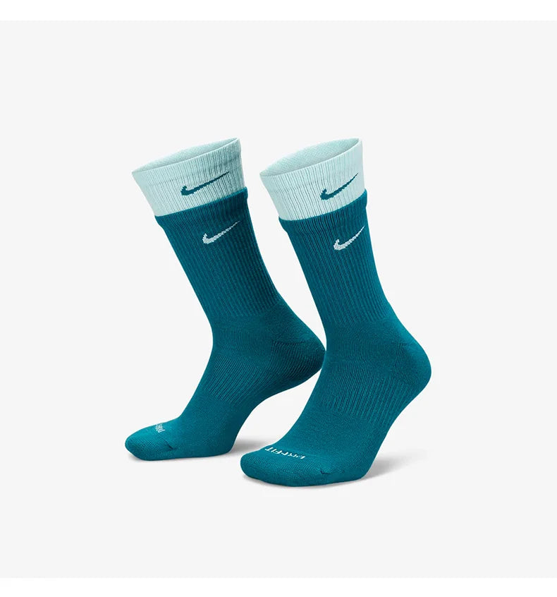 Nike Authentic New Men's and Women's Breathable Fitness and Leisure Sports Socks Set DD2795-302