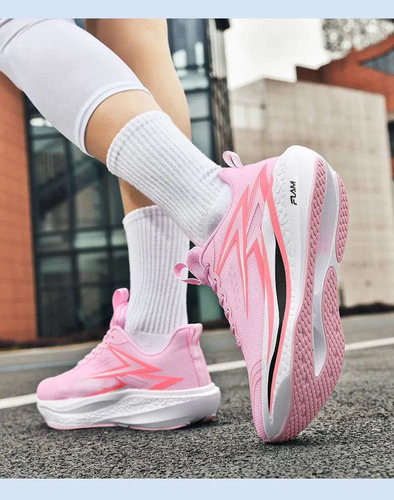 Running Shoes Carbon Plate Specialty Marathon Men's Sports Breathable Lightweight Women's Comfortable Athletic Non-slip Sneakers