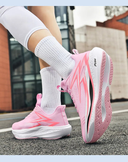 Running Shoes Carbon Plate Specialty Marathon Men's Sports Breathable Lightweight Women's Comfortable Athletic Non-slip Sneakers