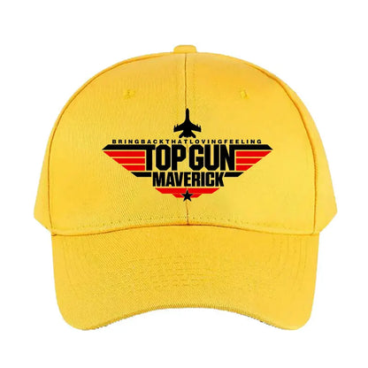 TOP GUN MAVERICK Men Classic Vintage Baseball Cap Adjustable Dad Hat with Curved Brim Casual Outdoor Sports