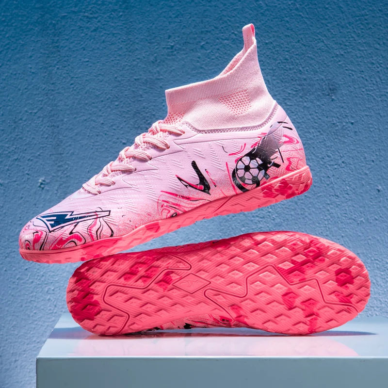 New Men's Professional Soccer Shoes Non-slip Football Boots Unisex Breathable Futsal Sports New Cleats Drop Shipping Ultralight