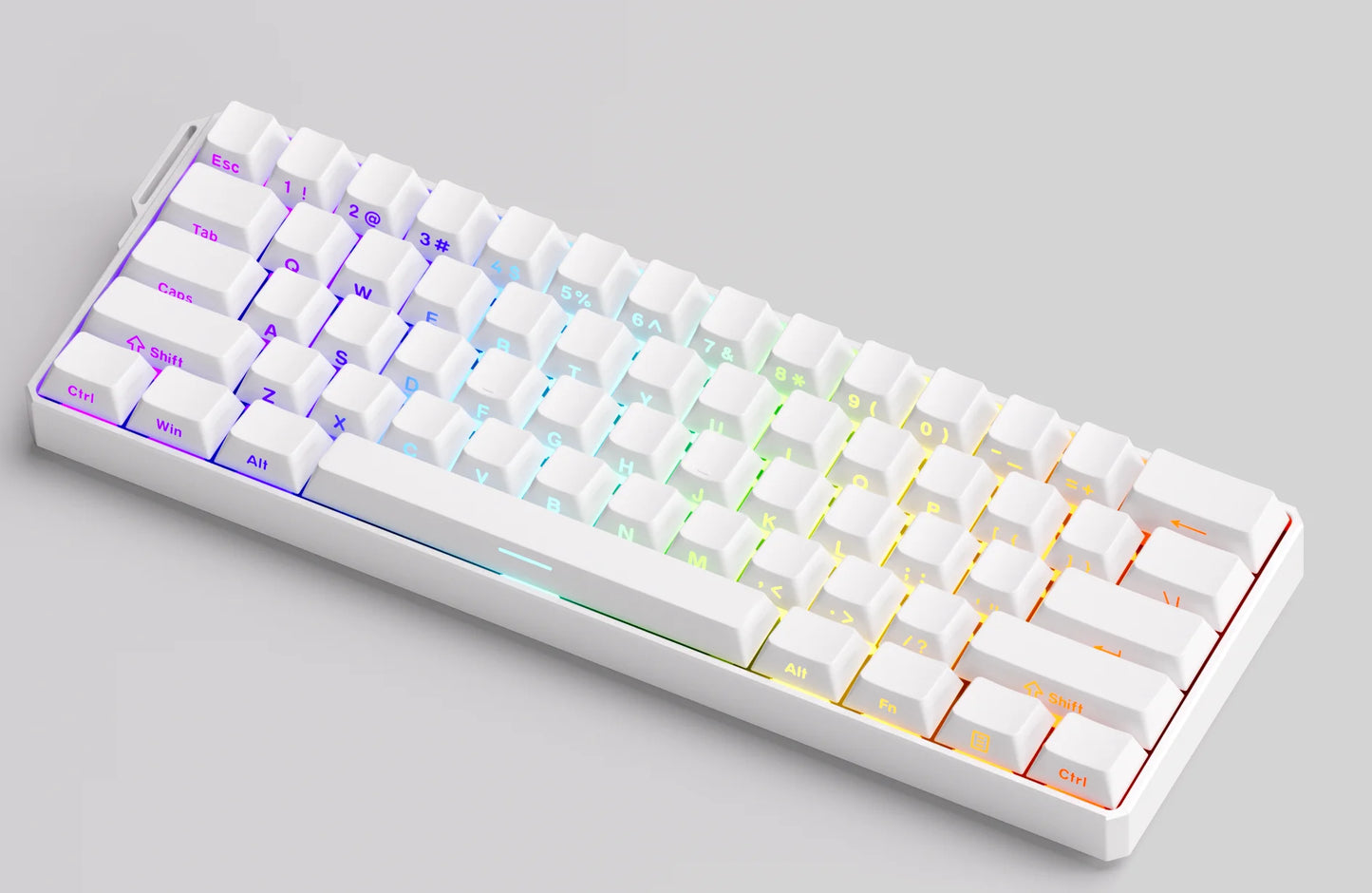 Akko MonsGeek FUN60 Ultra mechanische Gaming-Tastatur, magnetische Switches, 60 %, Rapid Trigger, 8K HE/TMR, Custom-Aluminium-Tastatur für Gamer