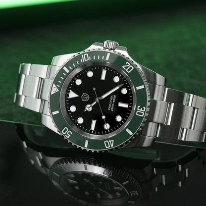 Watchdives WD1680Q V2 Men Watch VH31 Sweep Second Quartz Movement AR Sapphire Luminous BGW9 20Bar Waterproof Steel Wristwatches