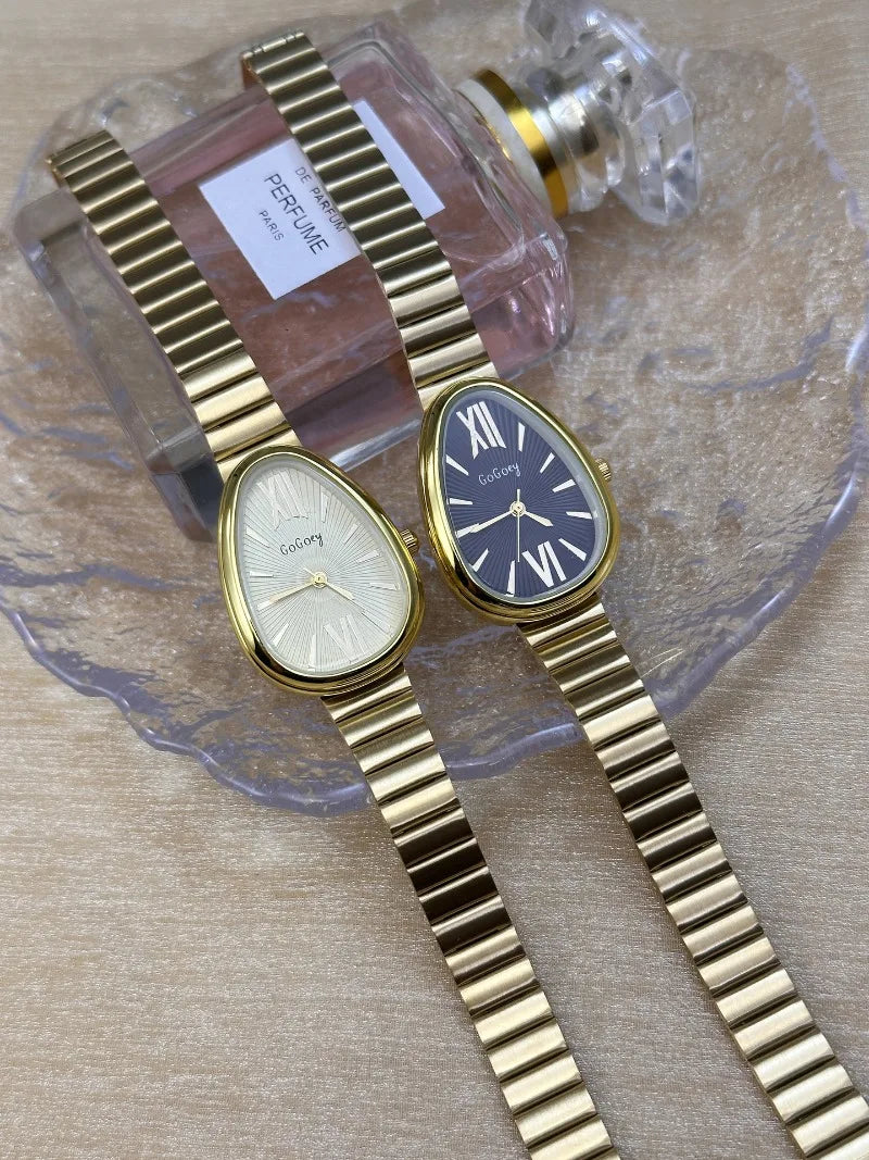 New Ladies Watches gift Snake Head Watch for Women Luxury Fashion Steel Strap Quartz Wristwatches Dropshipping Clock